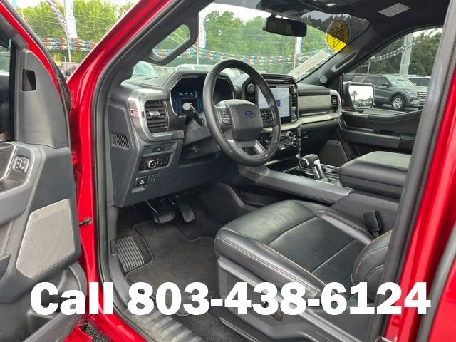Used 2025 Rapid Red Metallic Tinted Clearcoat Ford Lariat image 5