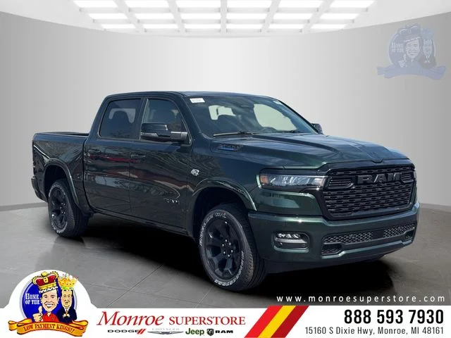 New 2026 Serrano-Green Metallic Exterior Paint RAM BIG HORN image 1