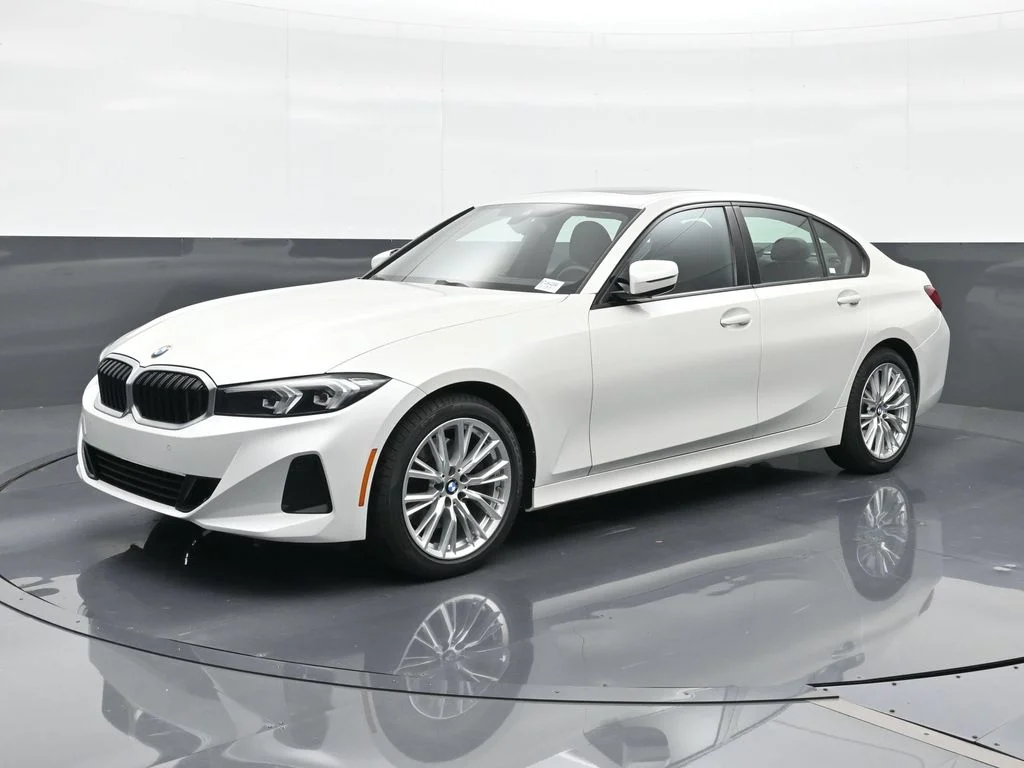 Certified Used 2023 Mineral White Metallic BMW 330i image 1