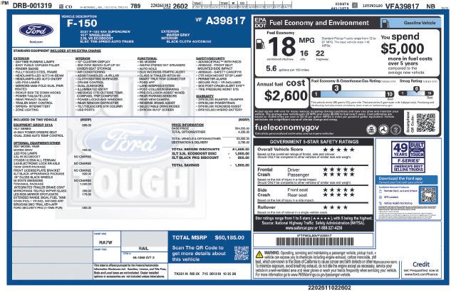 2027 Ford F-150 4X4 CREWCAB XLT