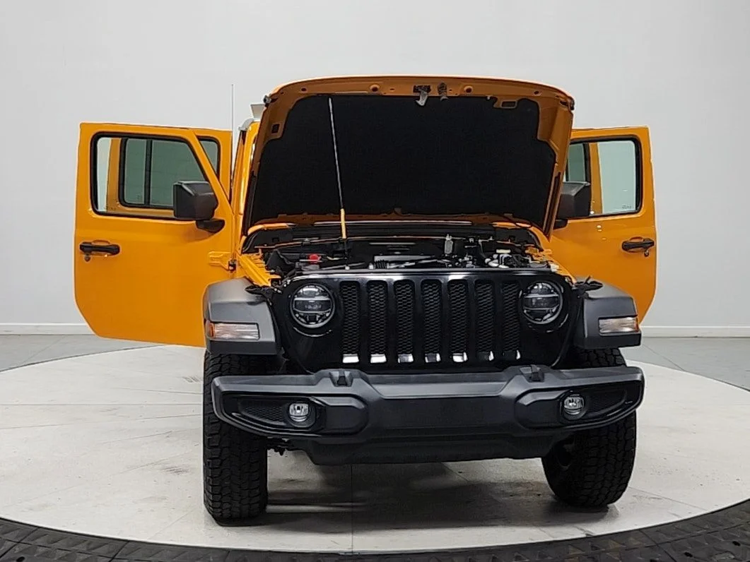 Used 2021 Orange Jeep Unlimited Willys image 10