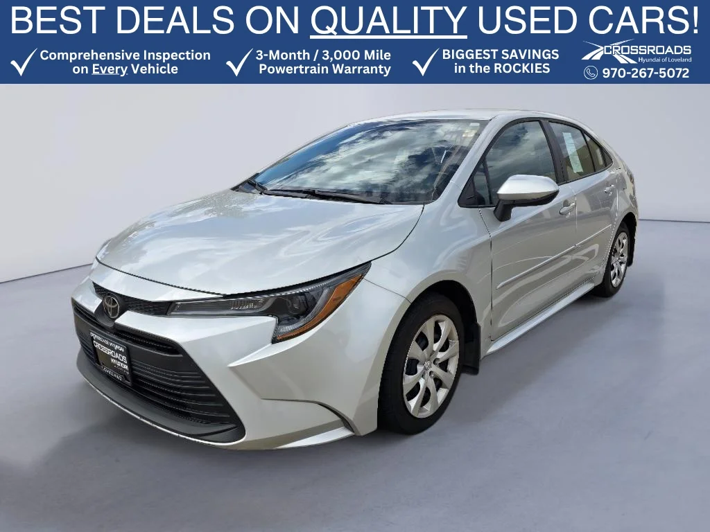 Used 2025 Classic Silver Metallic Toyota LE image 1