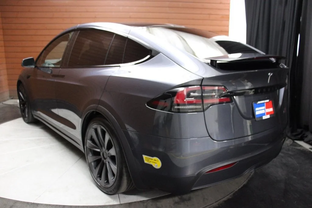 Used 2022 Solid Black Tesla Plaid image 55