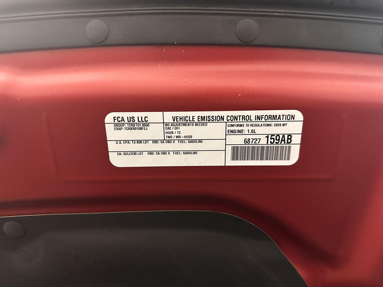 New 2026 Red Hot Pearl-Coat Exterior Paint Jeep Limited image 63