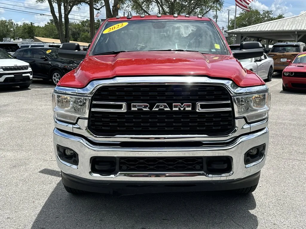 Used 2022 Flame Red Clearcoat Ram Big Horn image 3