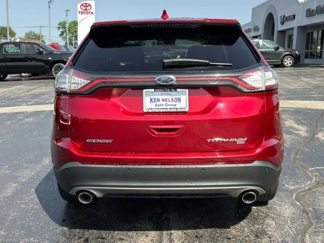 Used 2017 Red Ford Titanium image 4