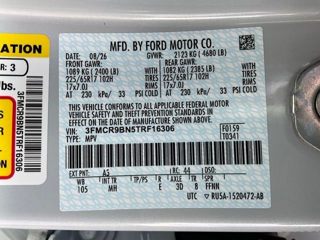 New 2026 Space White Metallic Ford Big Bend® image 44