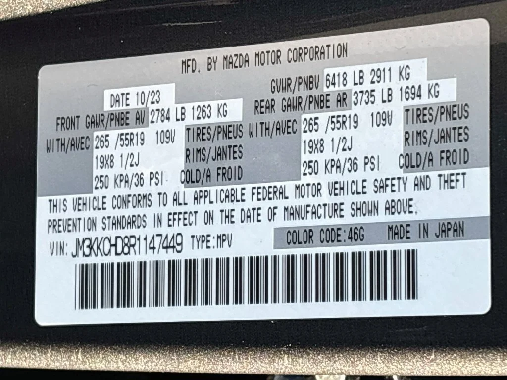 Certified Used 2024 Machine Gray Mazda 3.3 Turbo Preferred Plus image 34