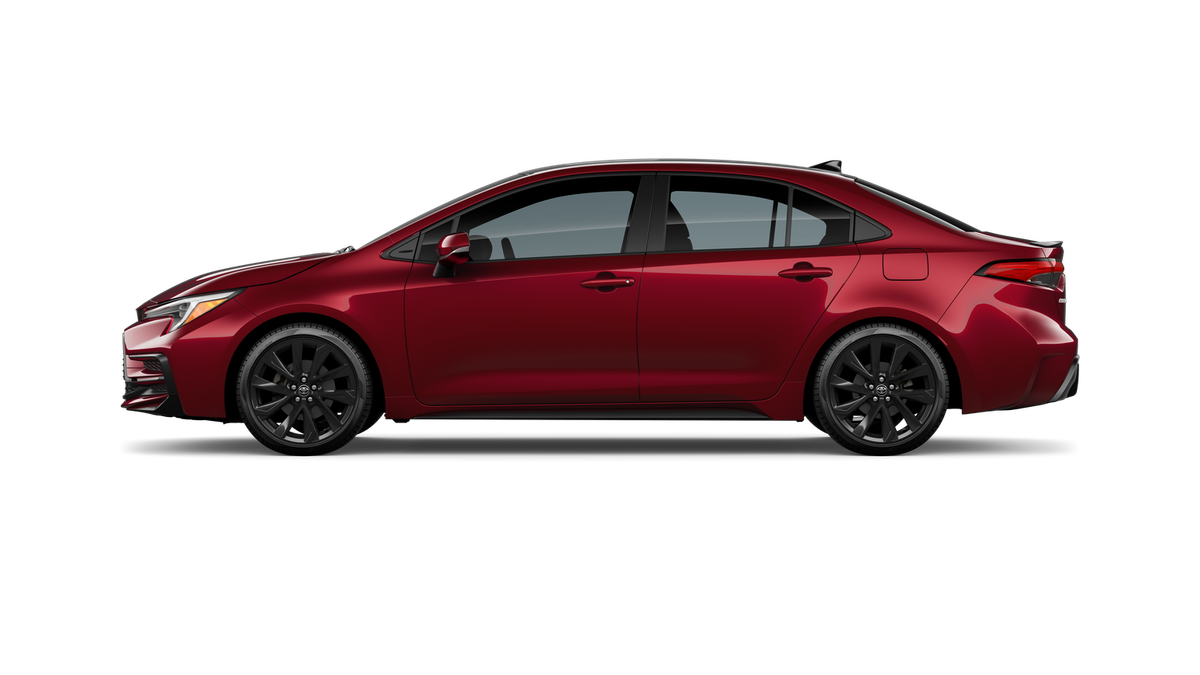 New 2026 Ruby Flare Pearl with Midnight Black Metallic roof Toyota XSE image 5