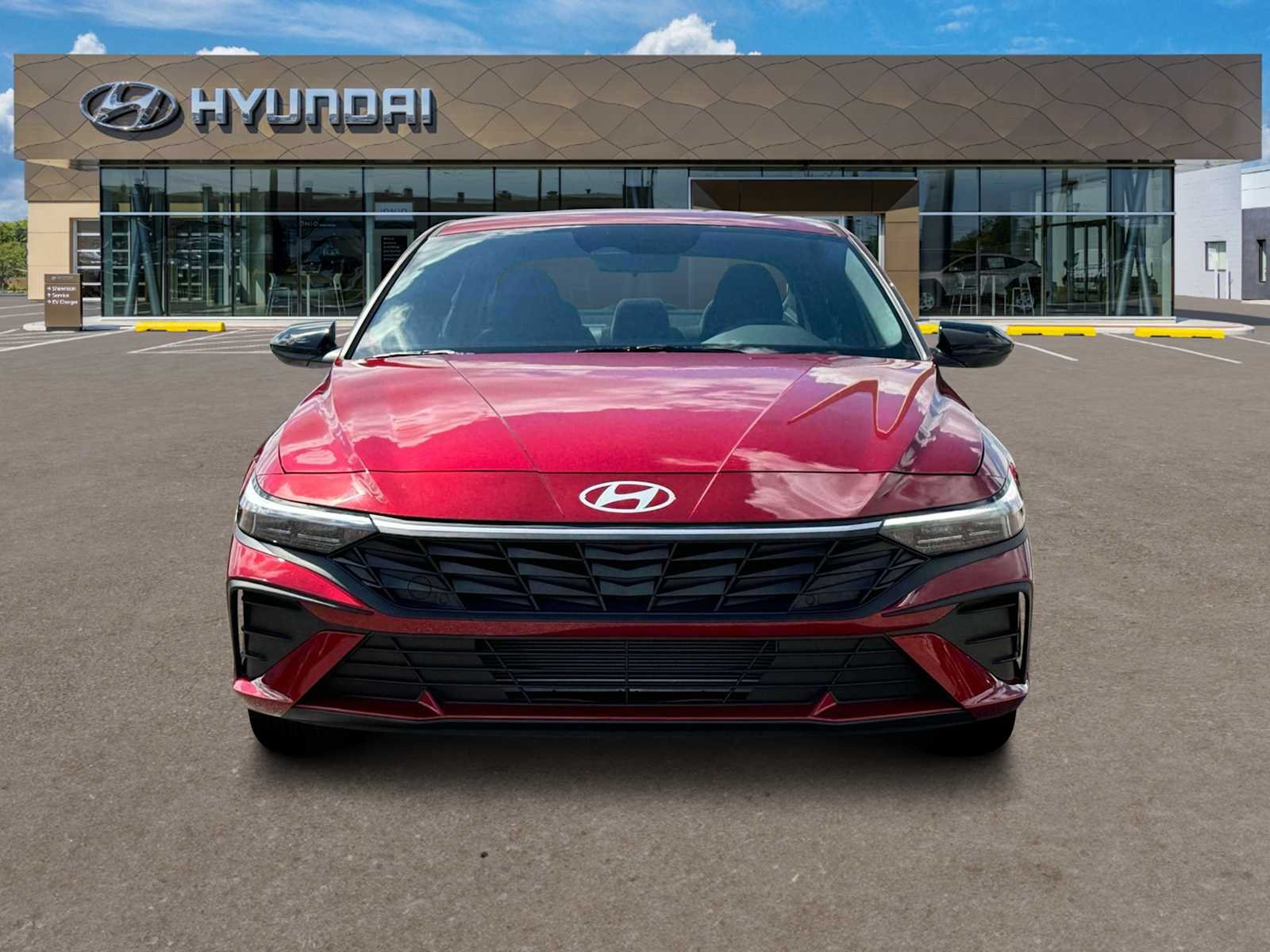 Used 2025 Ultimate Red Hyundai SEL Sport image 12