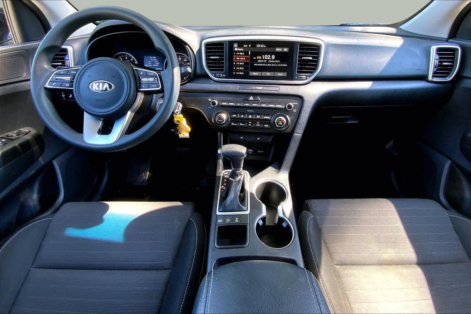 Used 2021 Black Cherry Kia LX image 16