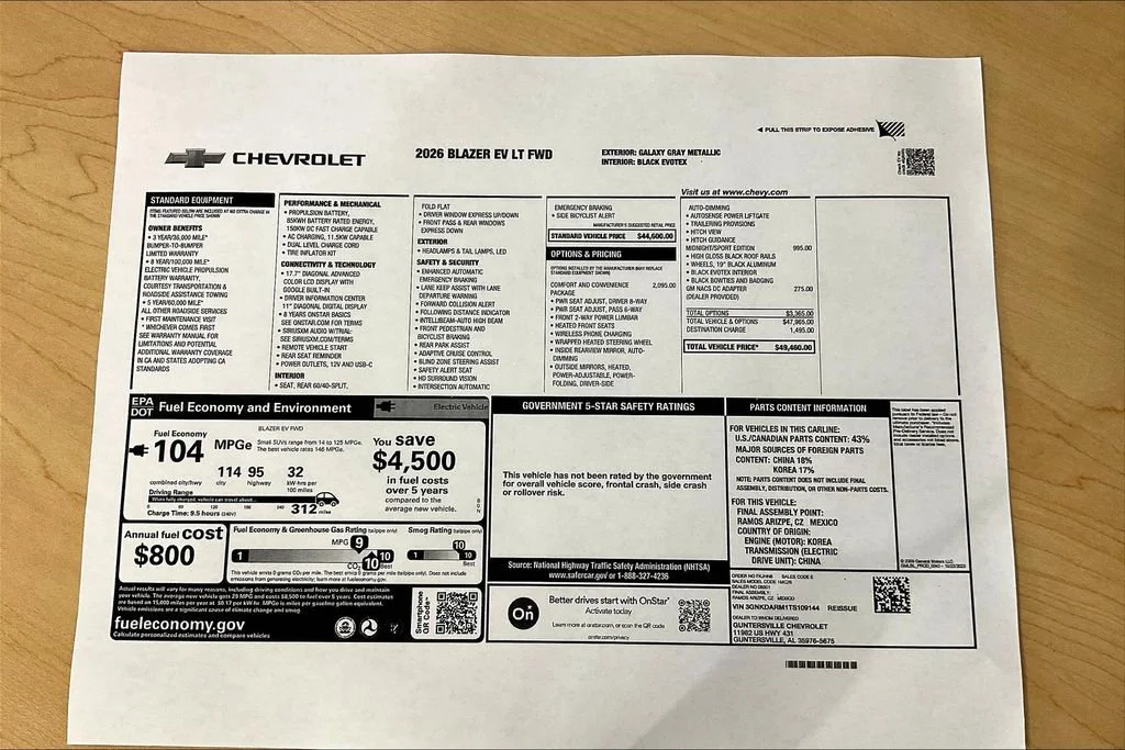 2026 Chevrolet Blazer EV LT - Photo 14