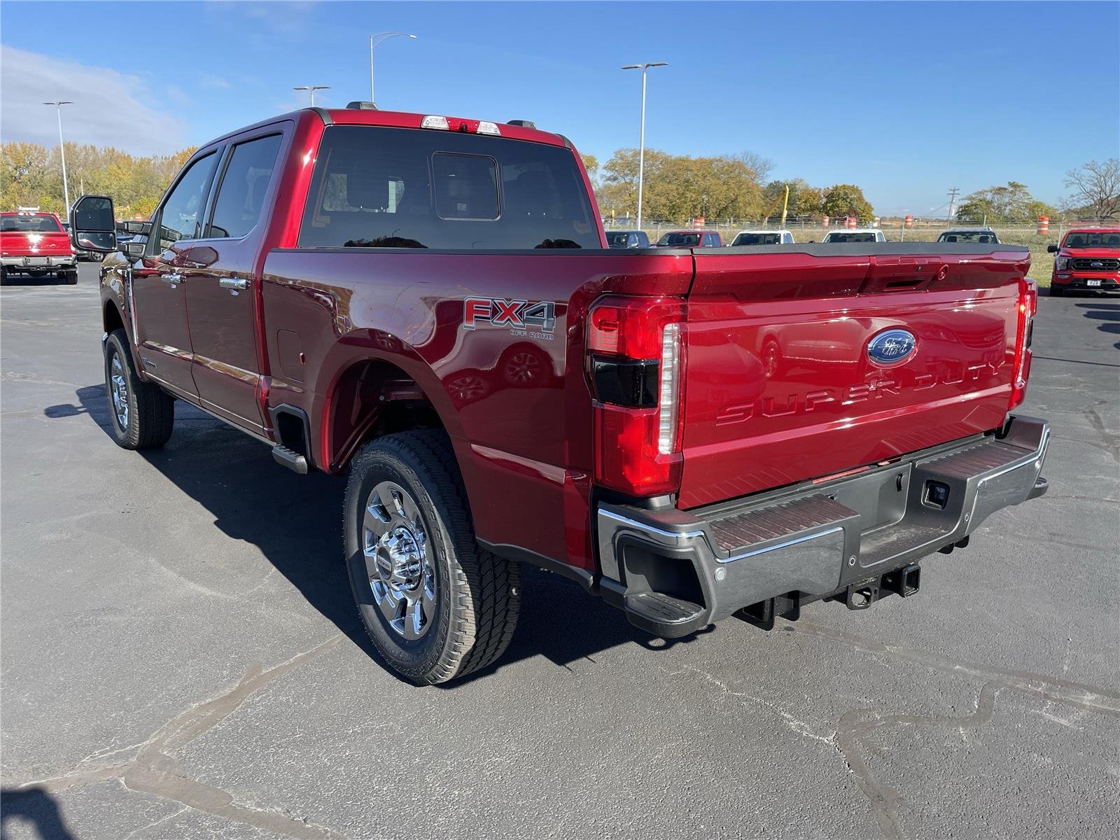 New 2026 Ruby Red Metallic Tinted Clearcoat Ford F-350® Lariat® image 43