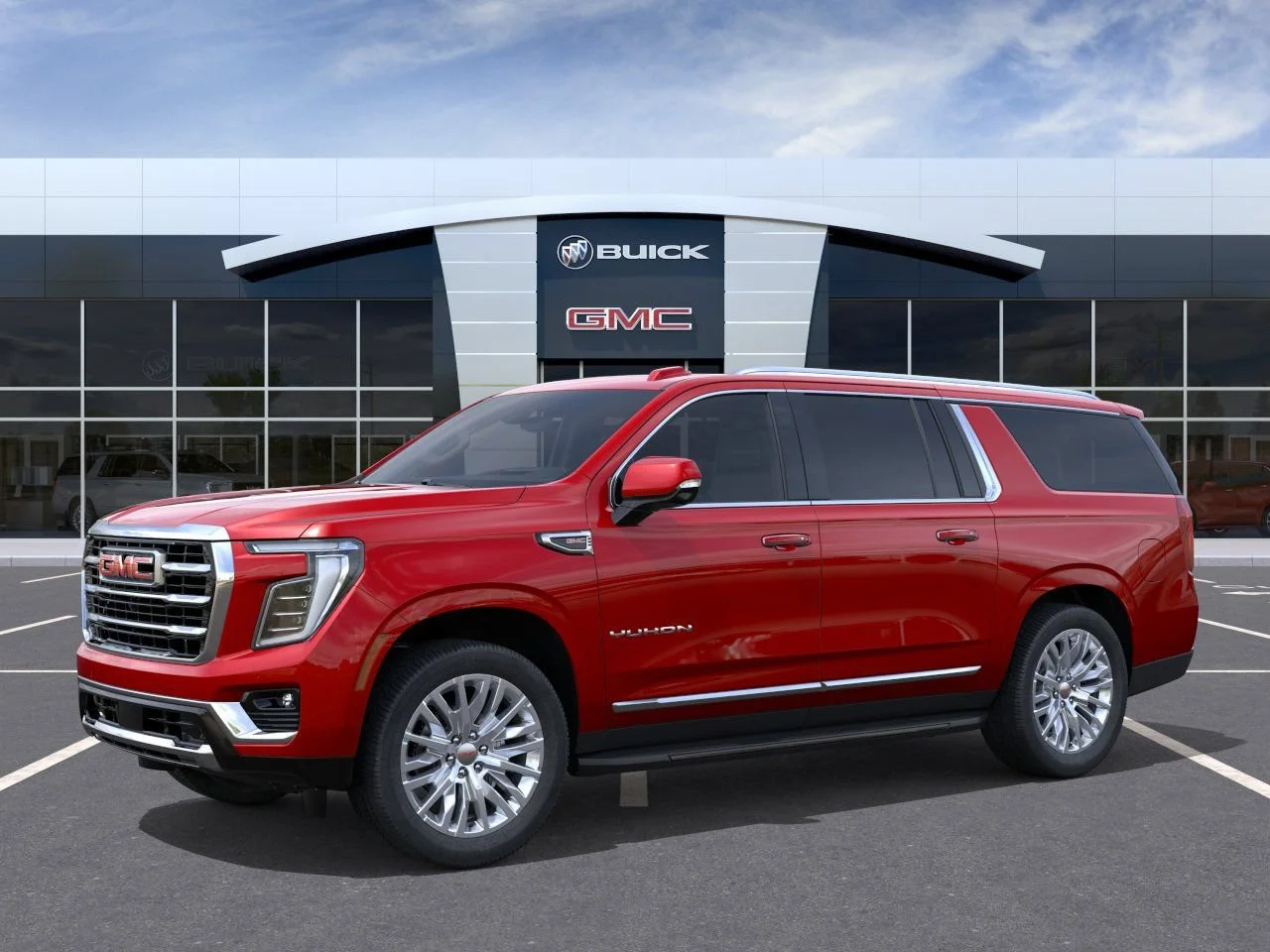 New 2026 Volcanic Red Tintcoat GMC Elevation image 2