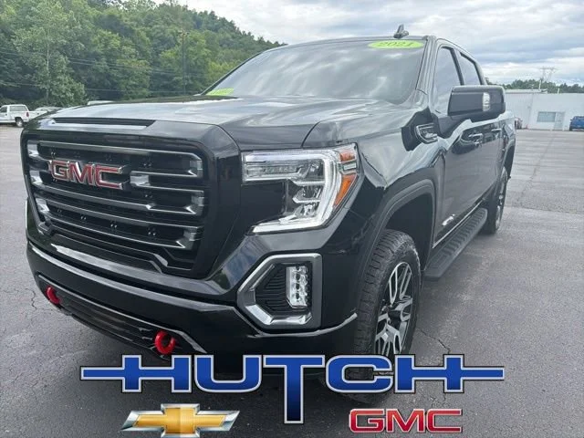 Used 2021 ONYX BLACK GMC AT4 image 1