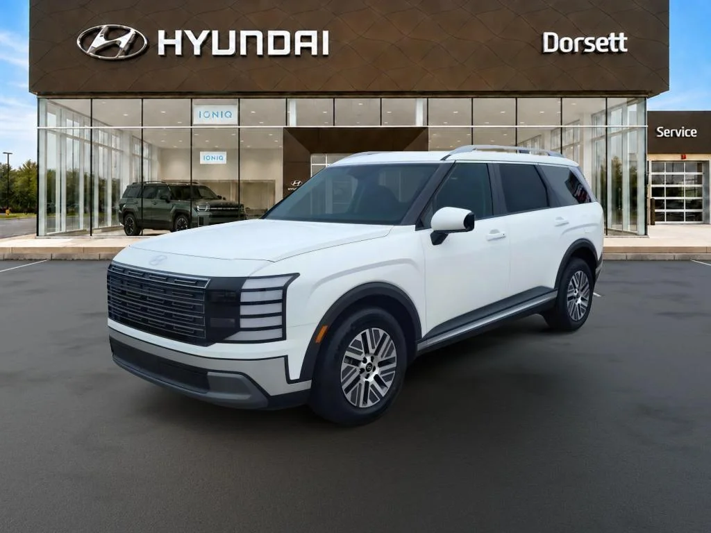 New 2026 Creamy White Pearl Hyundai SEL 7P image 1