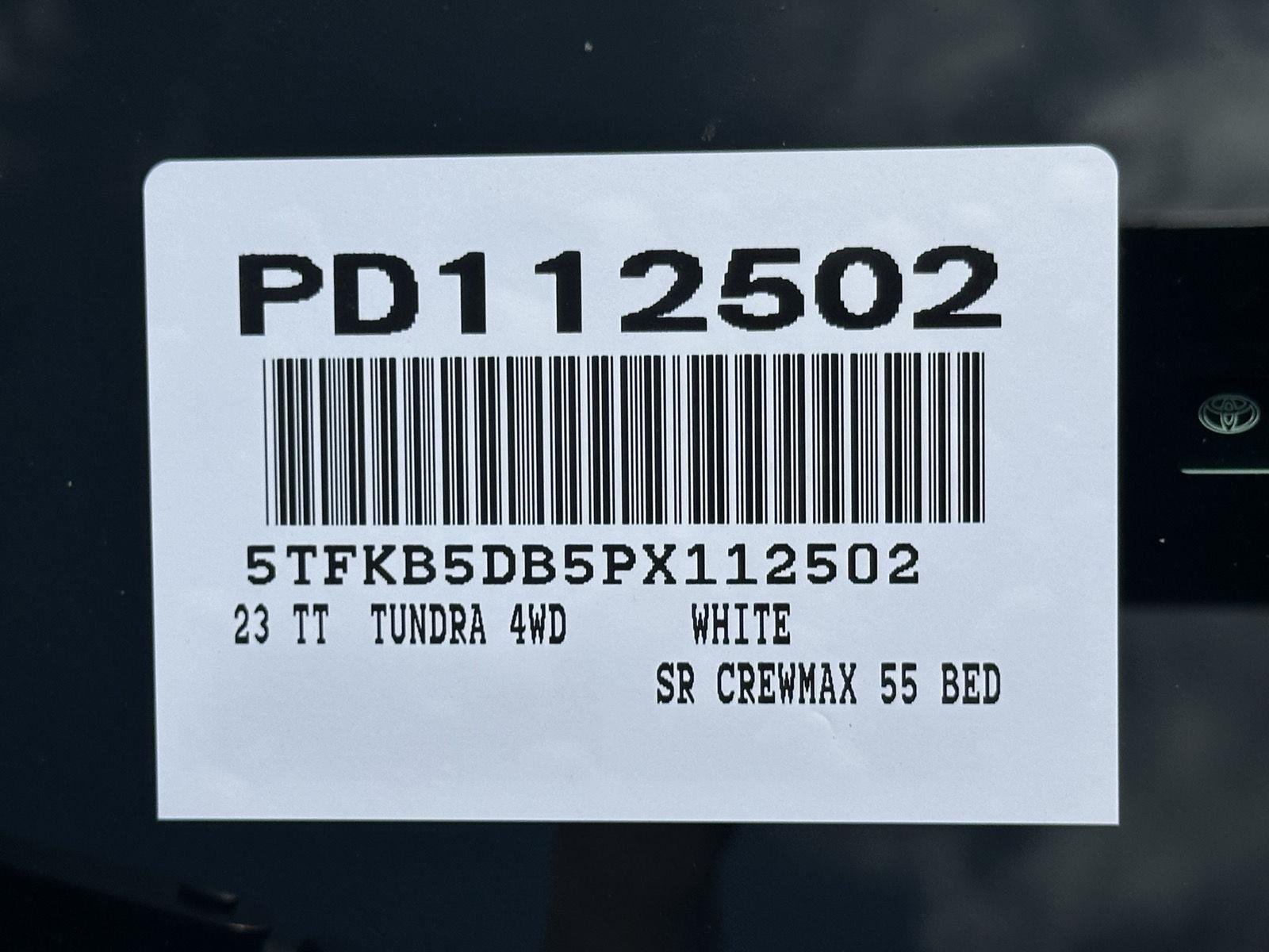 Used 2023 WHITE TOYOTA TRUCK SR image 15