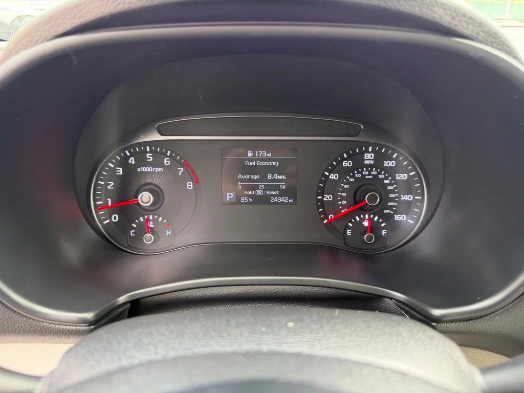 Used 2021 Cherry Black Kia LX image 19