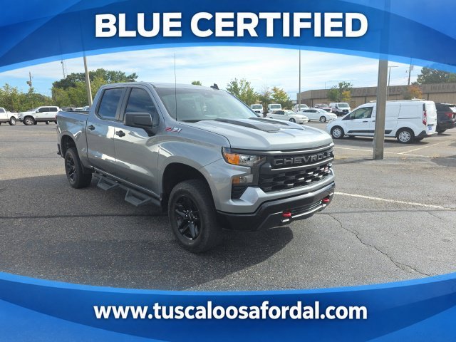 Certified Used 2023 Sterling Gray Metallic Chevrolet Custom Trail Boss image 1