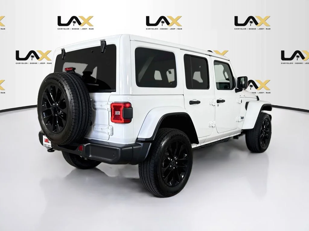 Used 2025 White Jeep Sahara 4xe image 7