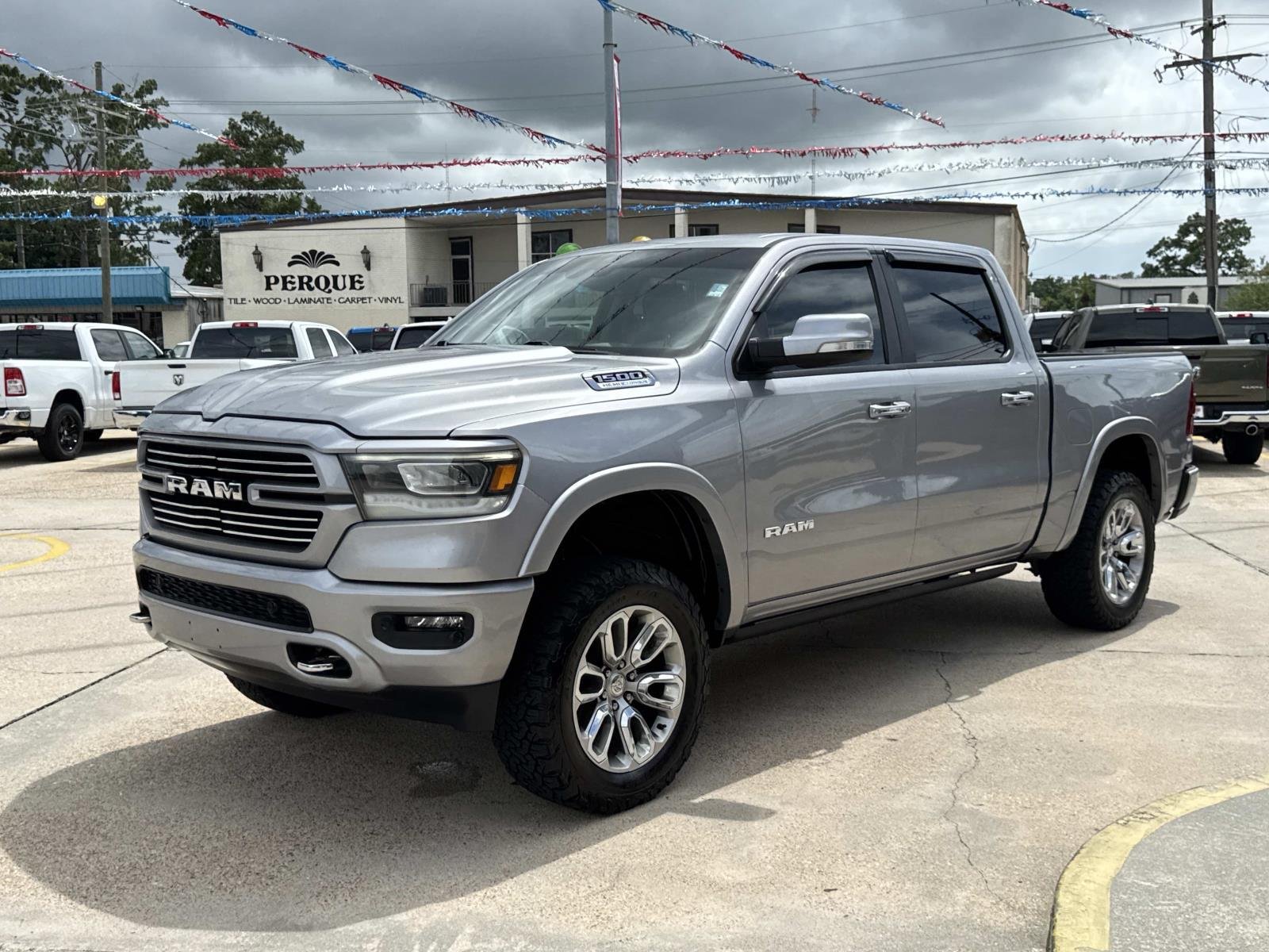Used 2021 Billet Silver Metallic Clearcoat Ram Laramie image 3