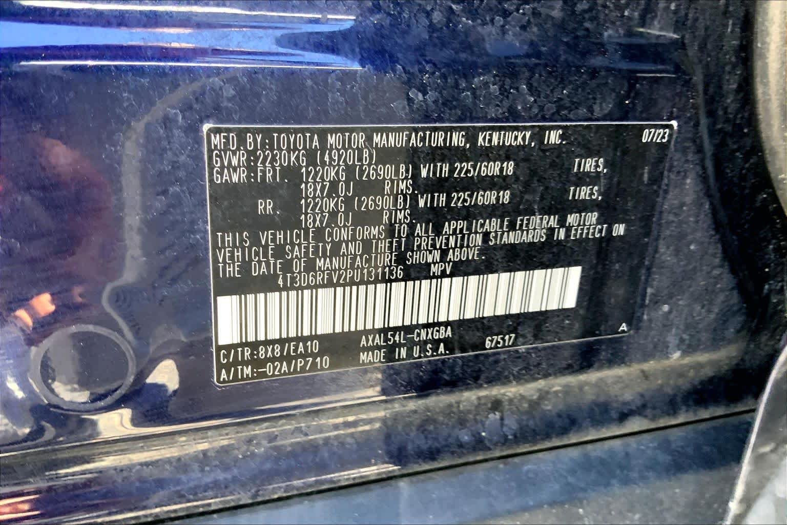 Used 2023 Blueprint Toyota Hybrid Limited image 29