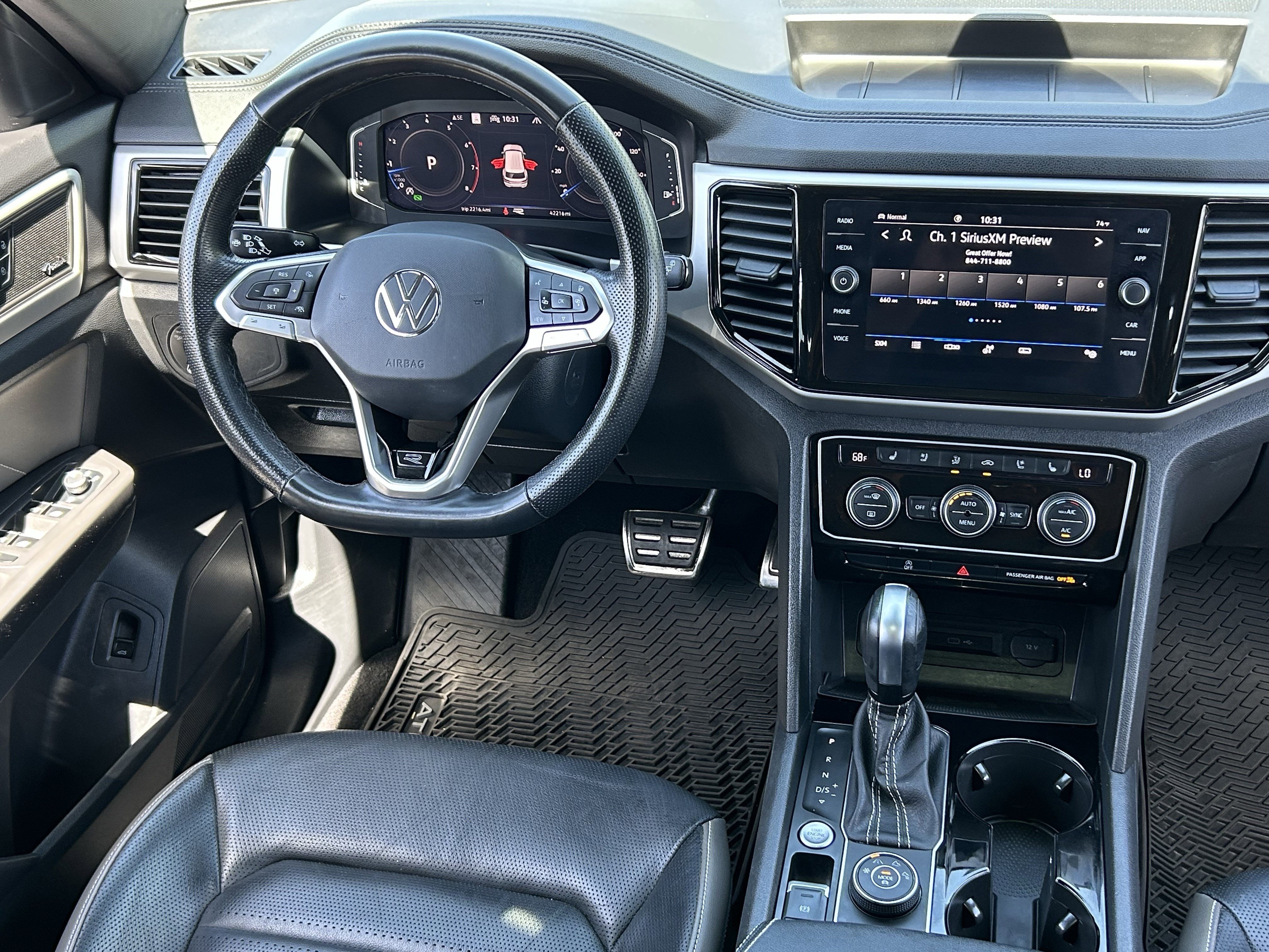 Used 2023 Opal White Volkswagen 3.6L V6 SEL Premium R-Line image 12
