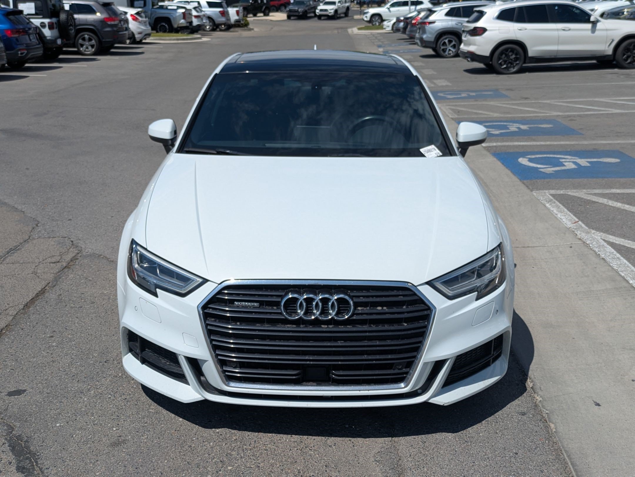 Used 2018 Glacier White Audi 2.0T Premium Plus image 8