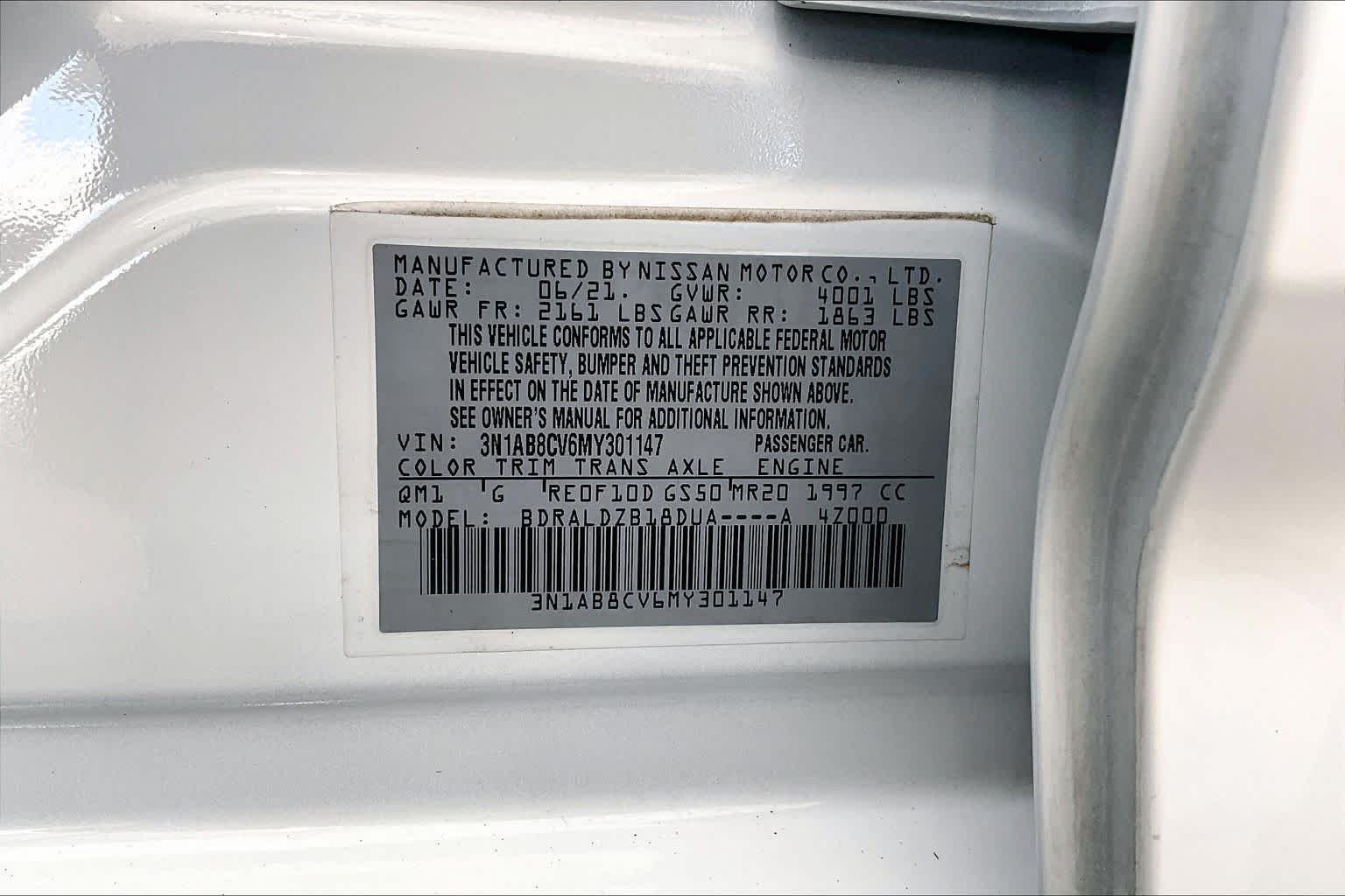 Certified Used 2021 Fresh Powder Nissan SV image 33
