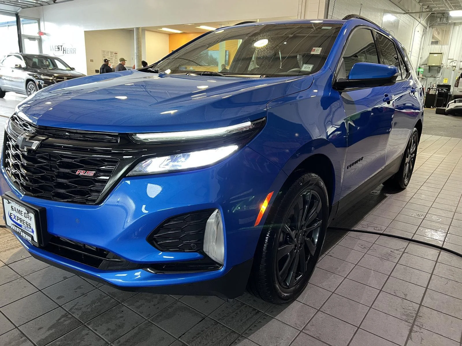 Used 2024 Riptide Blue Metallic Chevrolet RS image 4