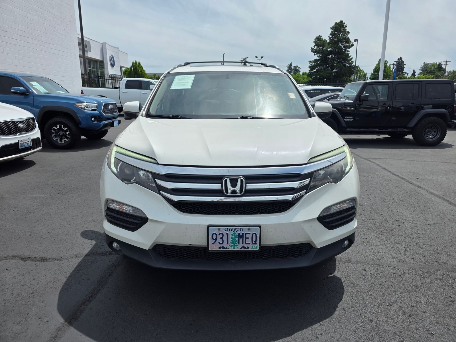 Used 2016 White Diamond Pearl Honda EX-L image 3