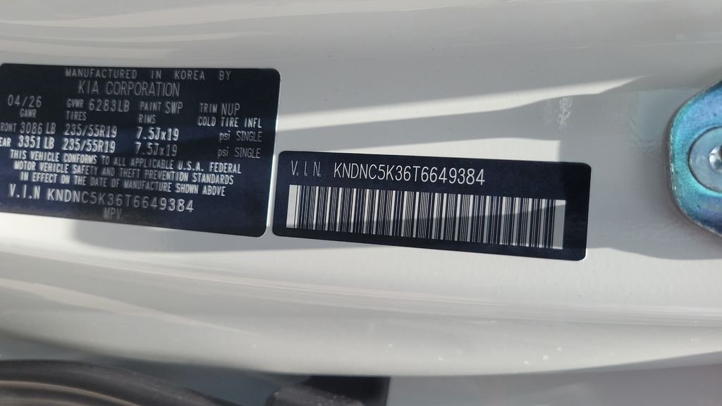 New 2026 Snow White Pearl Kia EX image 26