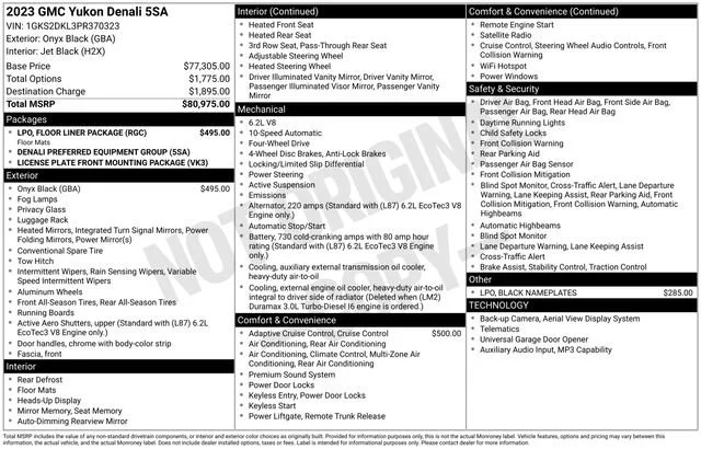 Used 2023 Onyx Black GMC Denali image 5