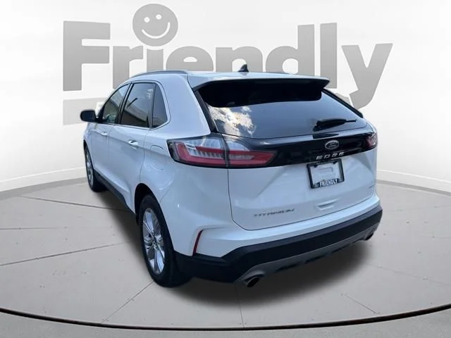 Used 2023 White Metallic Ford Titanium image 45