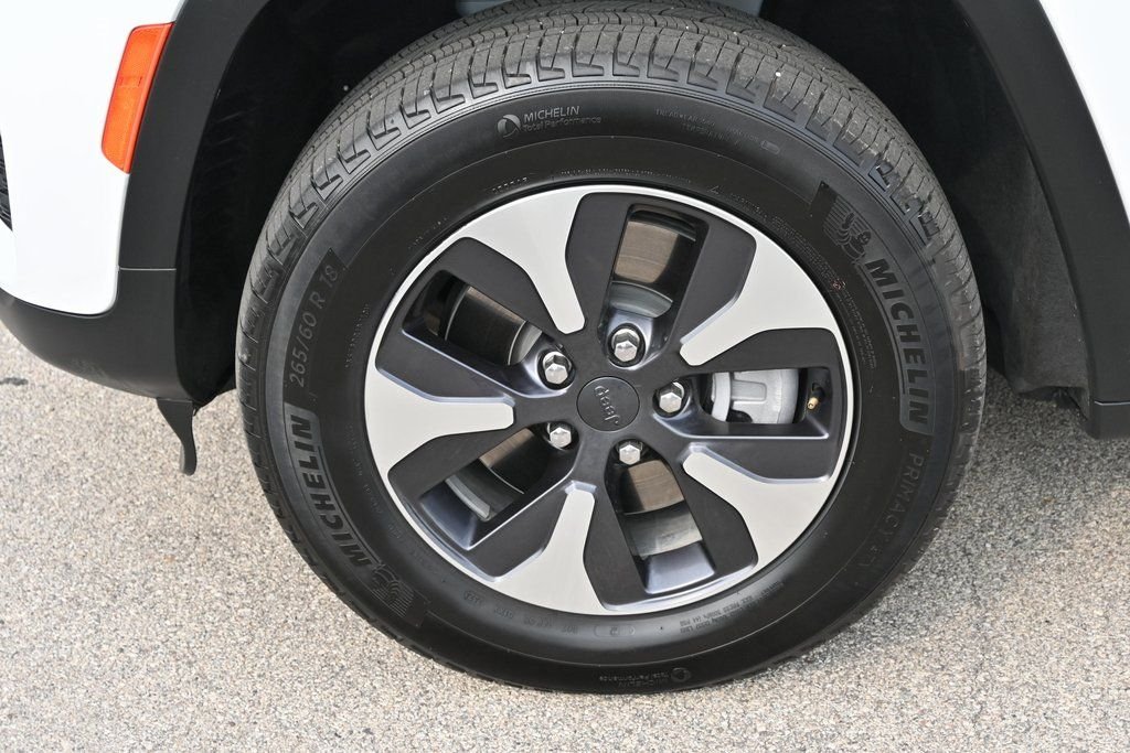 Used 2023 Bright White Clearcoat Jeep 4xe image 15
