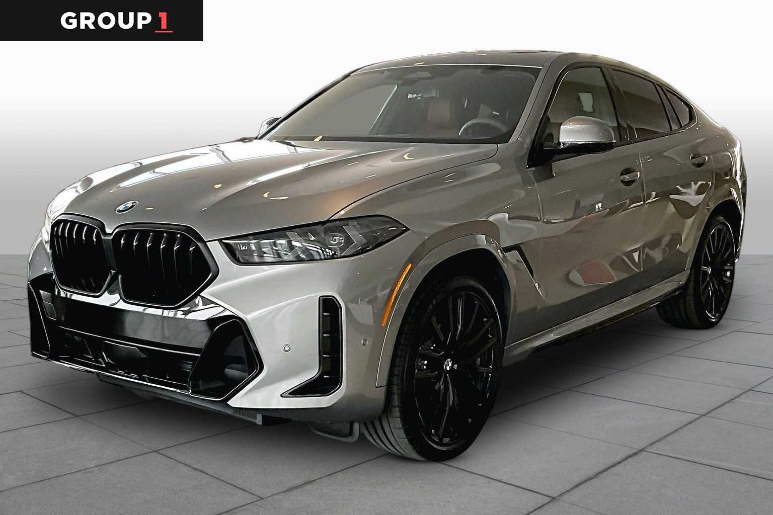 Gray (Skyscraper Grey Metallic) 2026 BMW X6 xDrive40i SUV / Crossover All-Wheel Drive