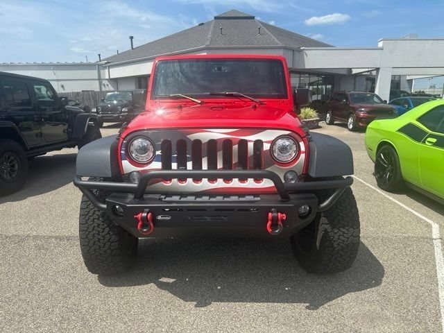 Used 2018 Firecracker Red Clearcoat Jeep JK Unlimited Sport image 2