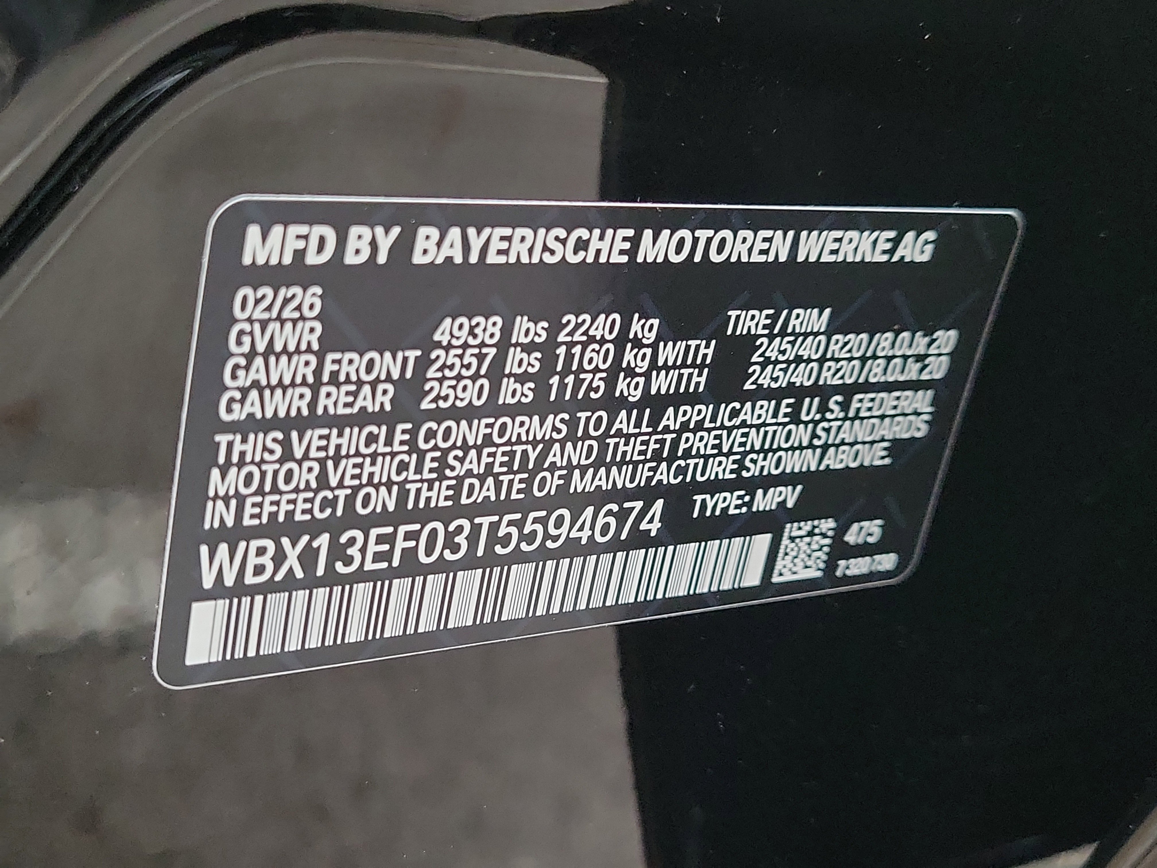 New 2026 Black Sapphire Metallic BMW M35i image 27