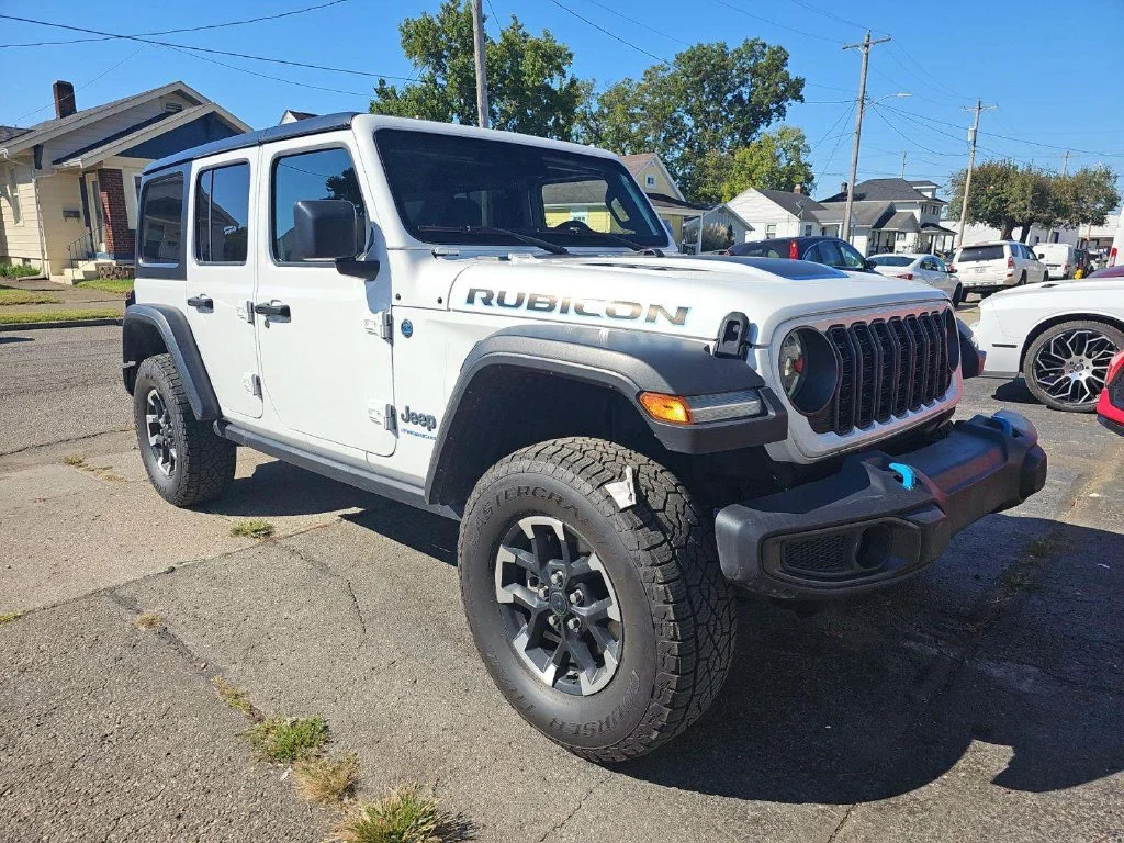 Used 2024 White Jeep Rubicon 4xe image 3