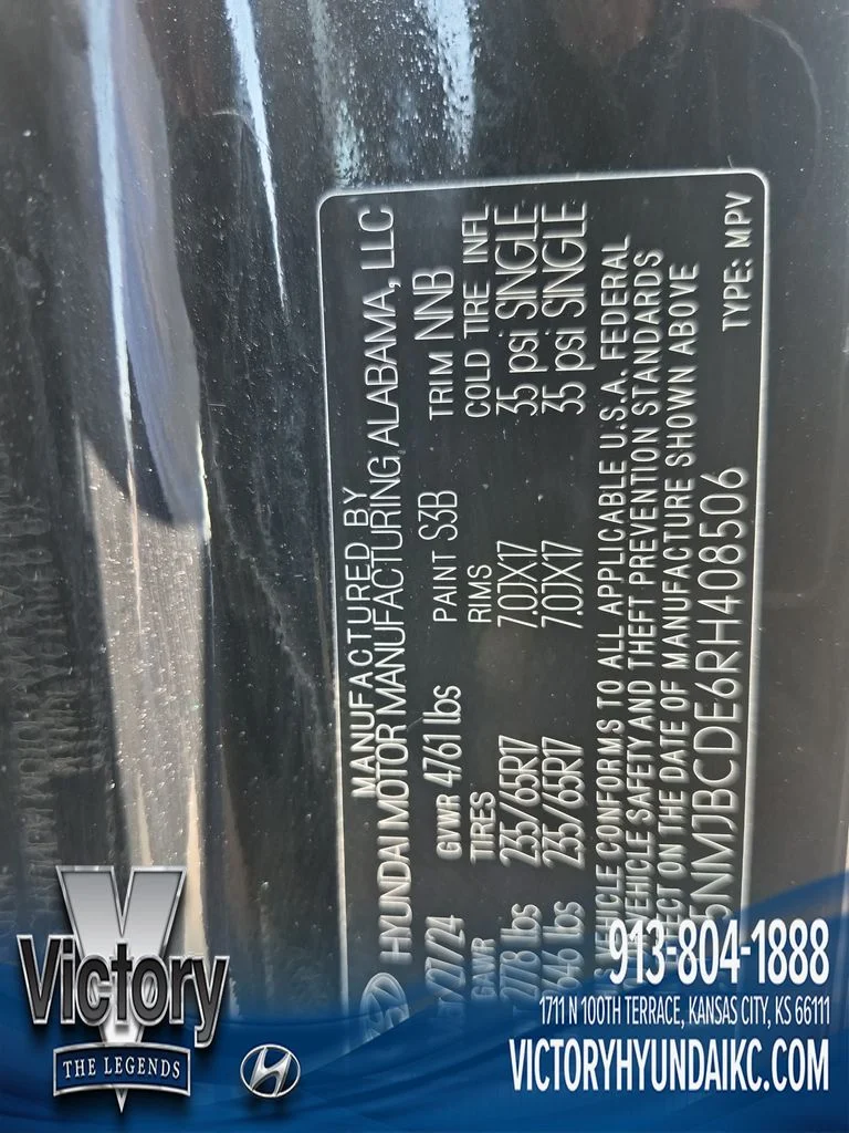 Used 2024 Black Hyundai SEL image 28