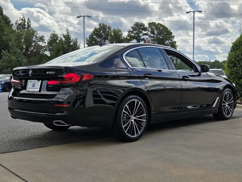 Used 2023 Jet Black BMW 530I SEDAN image 5