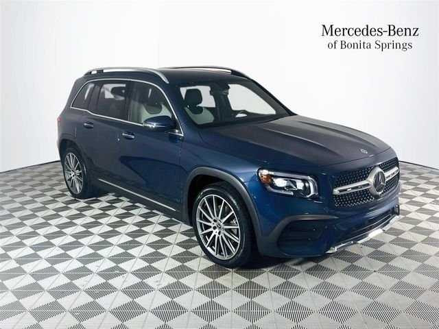 Certified Used 2021 Blue Mercedes-Benz GLB 250 image 1