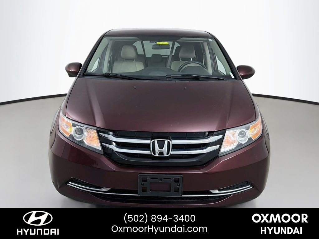 Used 2015 Dark Cherry Pearl Honda EX image 2
