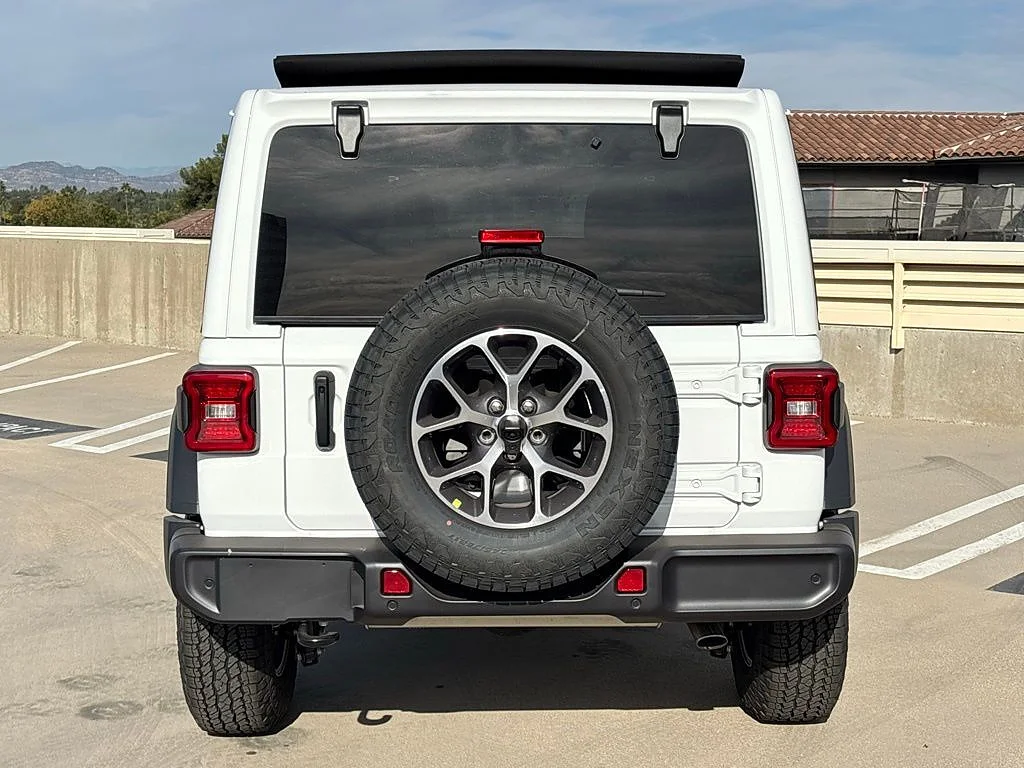 New 2026 Bright White Clear Coat Jeep 4-Door Sport S 4x4 image 4