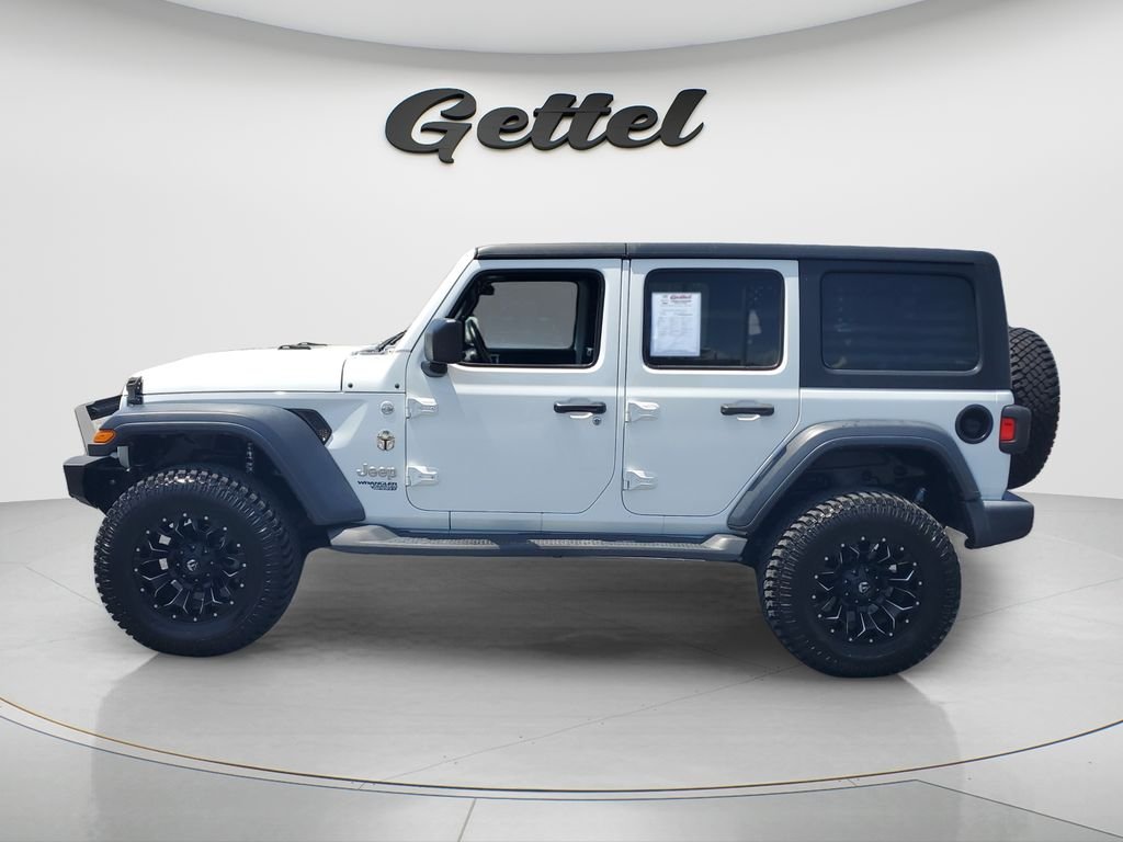 Used 2020 White Jeep Unlimited Sport S image 8