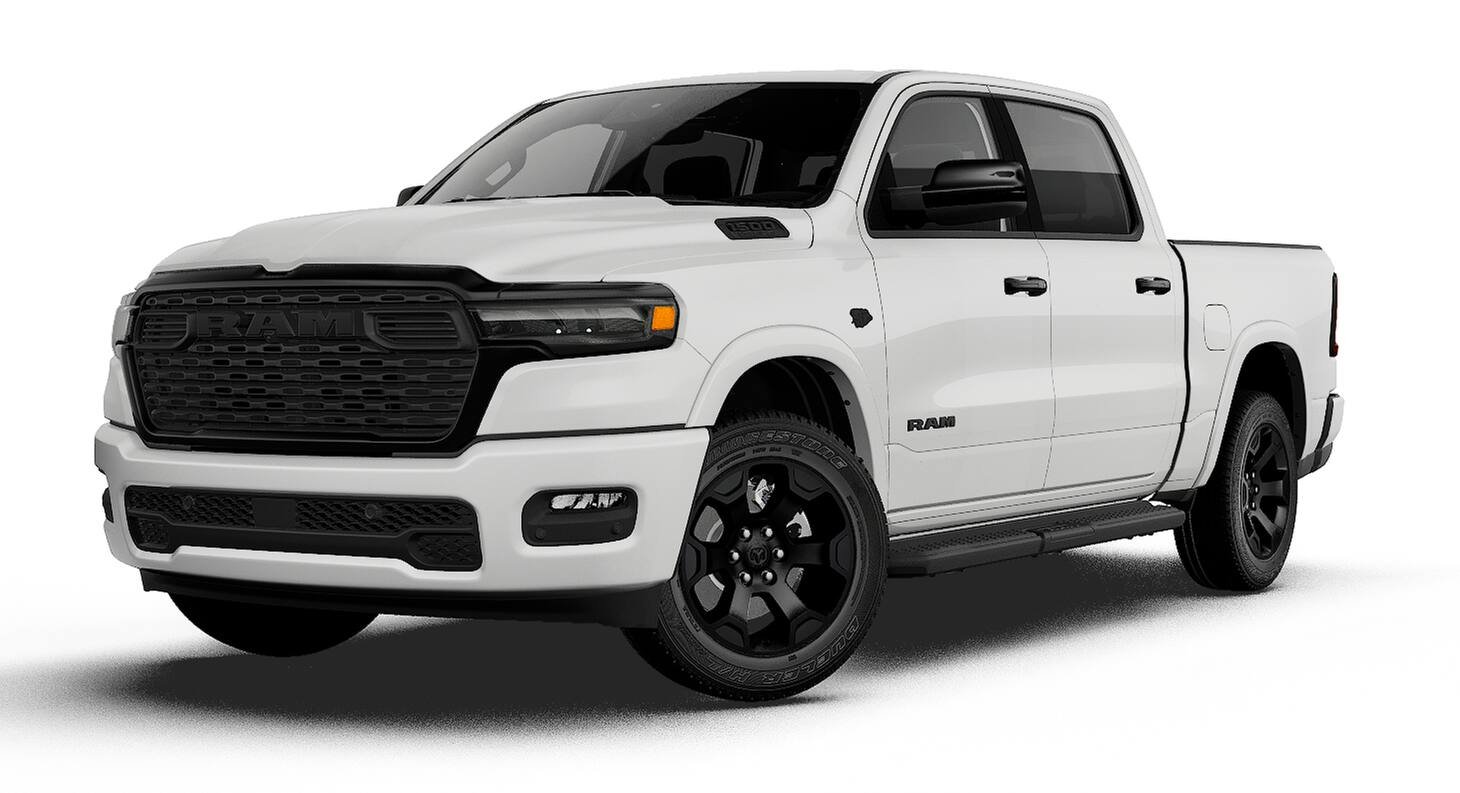 New 2027 Bright White Clear-Coat Exterior Paint RAM BIG HORN image 13