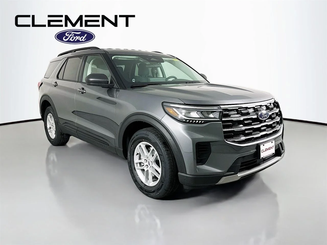 New 2026 Carbonized Gray Metallic Ford Active image 3