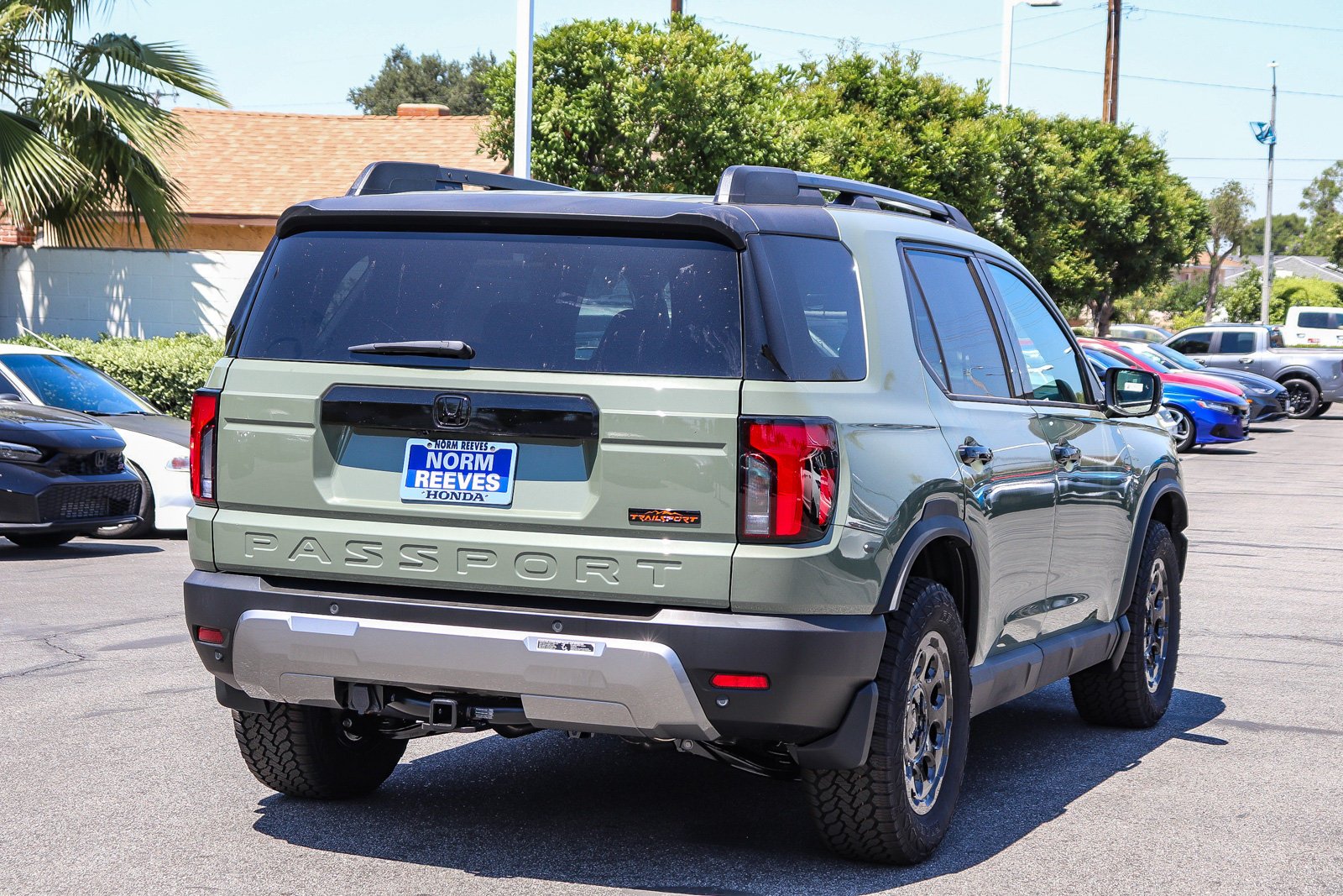 New 2026 Ash Green Metallic Honda TrailSport Elite Blackout AWD image 9