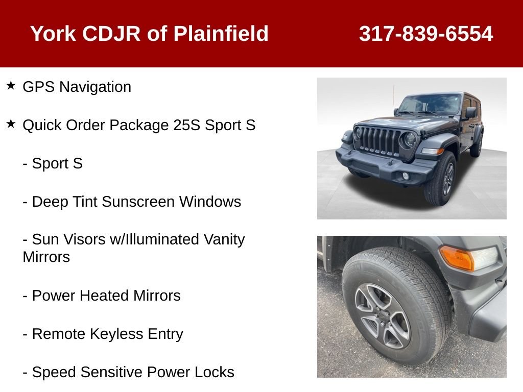 Used 2023 Gray Jeep Sport S image 6