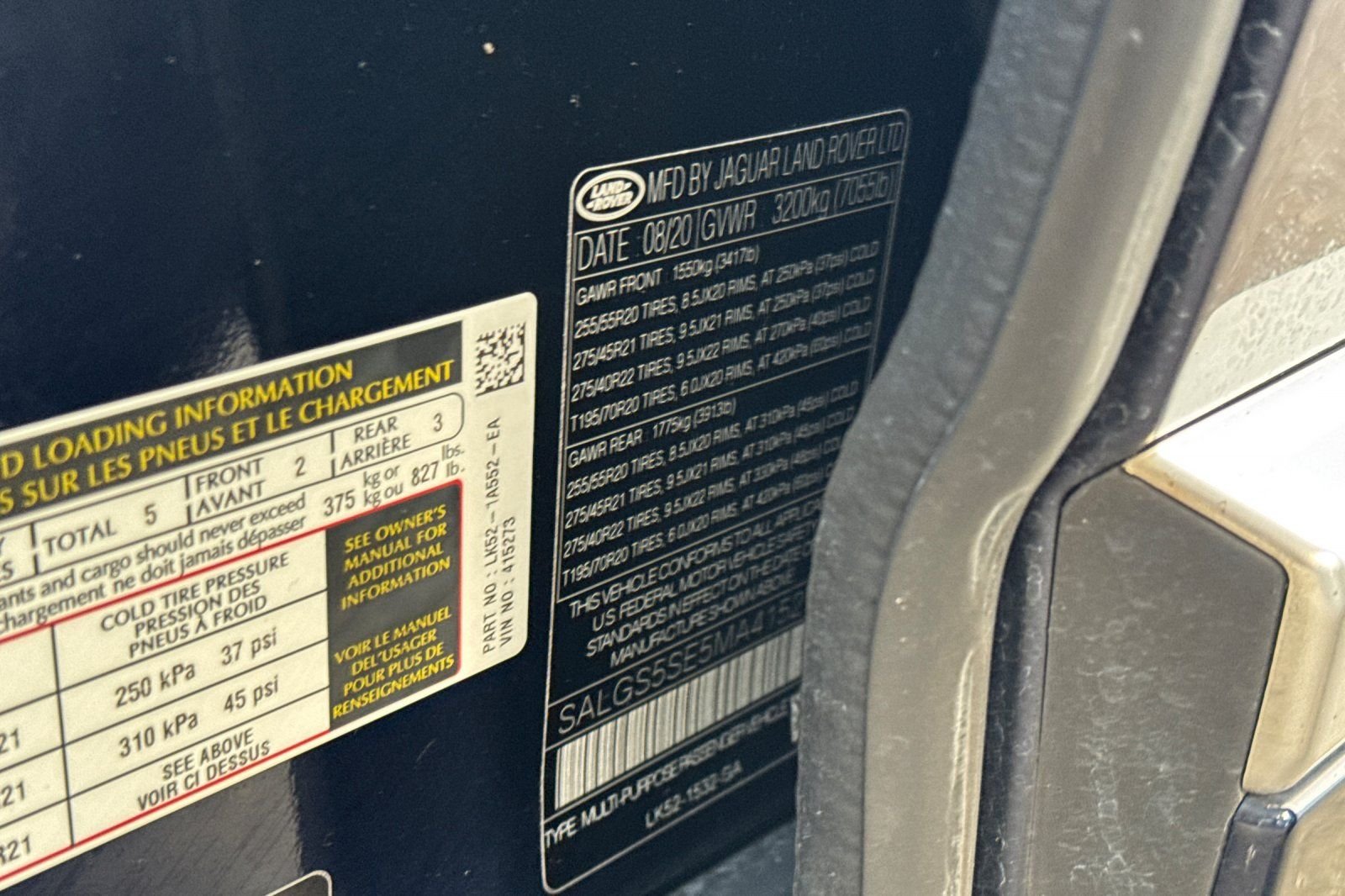 Used 2021 Blue Land Rover Westminster image 35